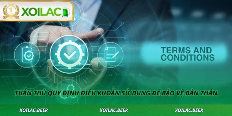 Tuân thủ quy định điều khoản sử dụng để bảo vệ bản thân