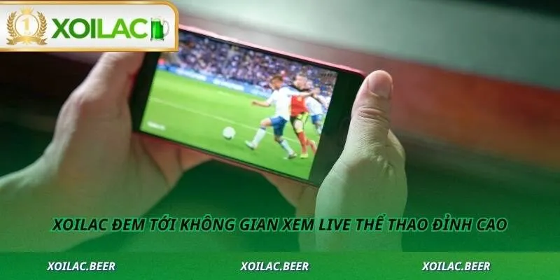 Xoilac đem tới không gian xem live thể thao đỉnh cao