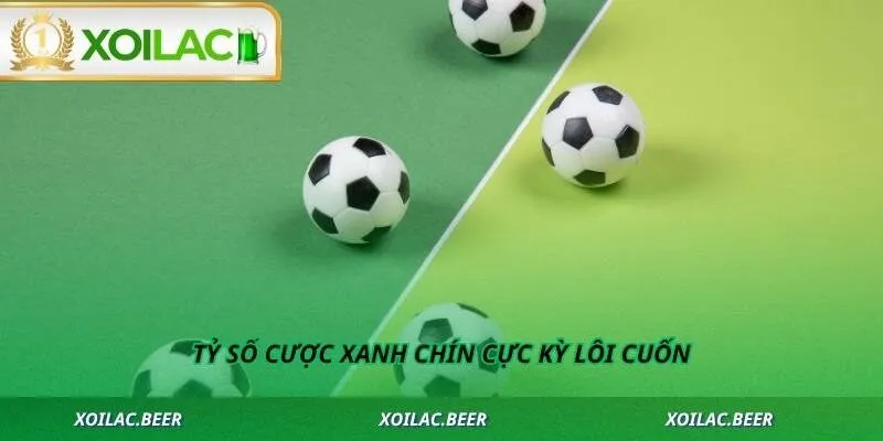 Tỷ số cược xanh chín cực kỳ lôi cuốn