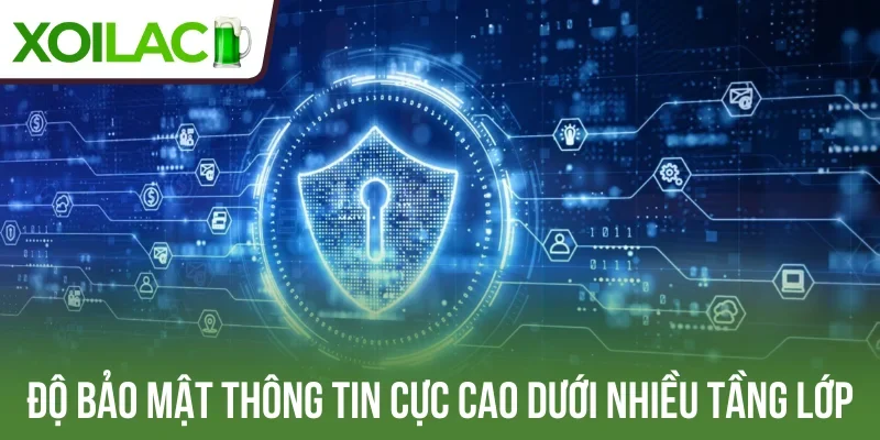 Độ bảo mật thông tin cực cao dưới nhiều tầng lớp