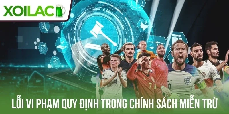 Lỗi vi phạm quy định trong chính sách miễn trừ