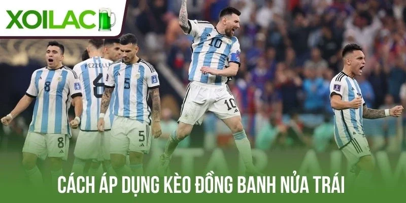 Cách áp dụng kèo đồng banh nửa trái 