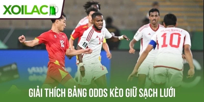 Giải thích bảng Odds kèo giữ sạch lưới