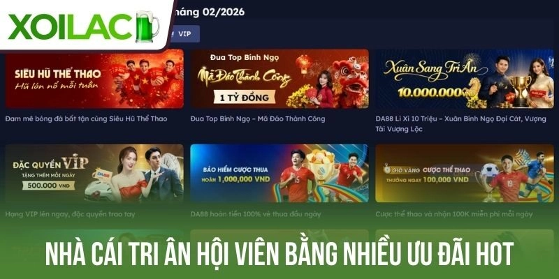 Nhà cái triển khai đa dạng kèo cược hấp dẫn