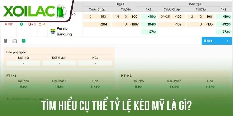 Tìm hiểu cụ thể tỷ lệ kèo Mỹ là gì?