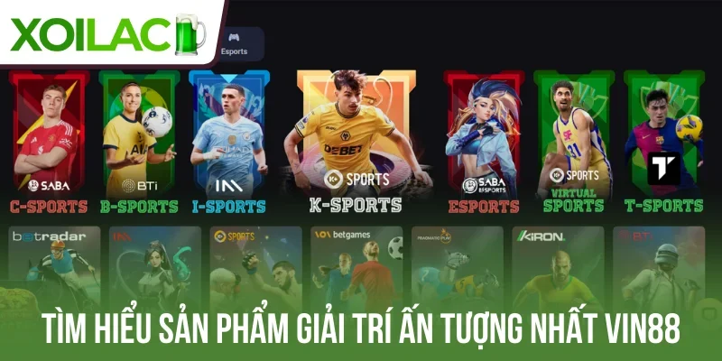 Tìm hiểu sản phẩm giải trí ấn tượng nhất Vin88